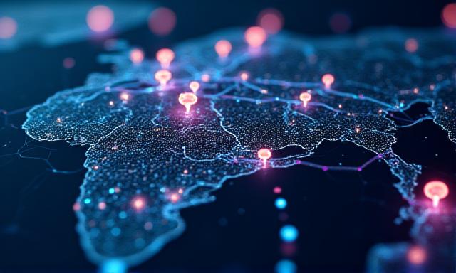 Predictive analytics map visualization
